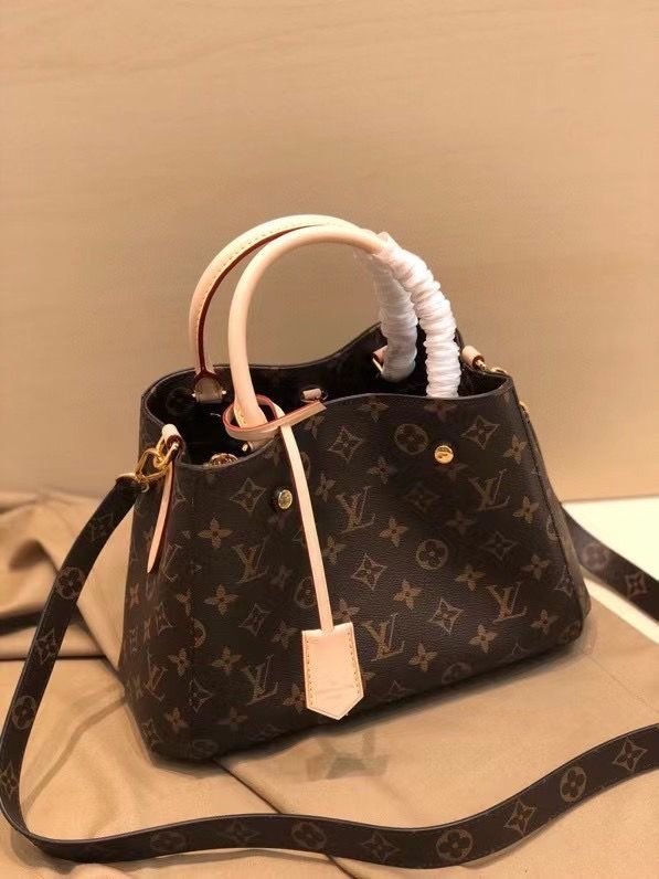 Replica Louis Vuitton  Monogram Canvas Montaigne Mm Replicas M41056 photo review