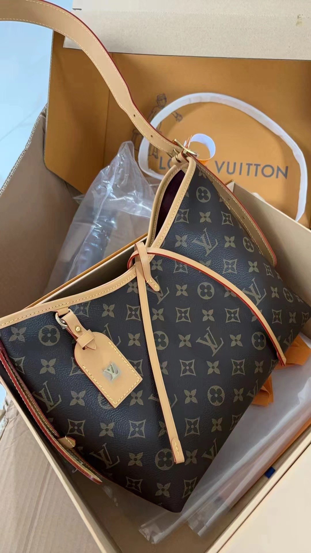 Replica Louis Vuitton CarryAll MM M46197 photo review