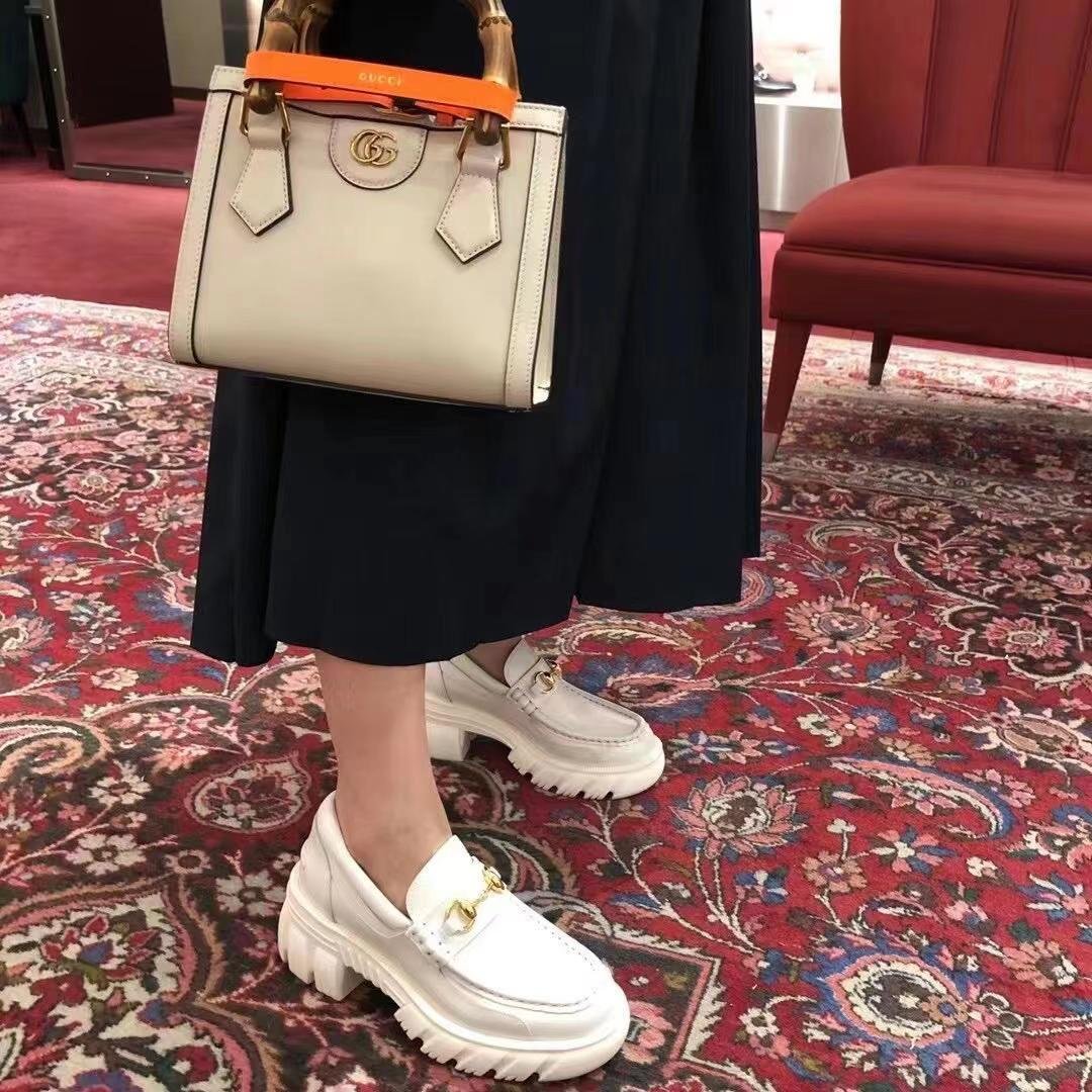 Replica Gucci Diana medium tote bag Gucci 655658 White photo review